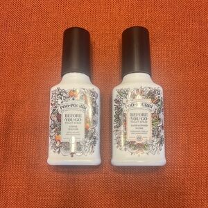 Lot of 2 Poo-Pourri Toilet Odor Neutralizer Spray 3.4 FL OZ 100 ML - Duo Bundle